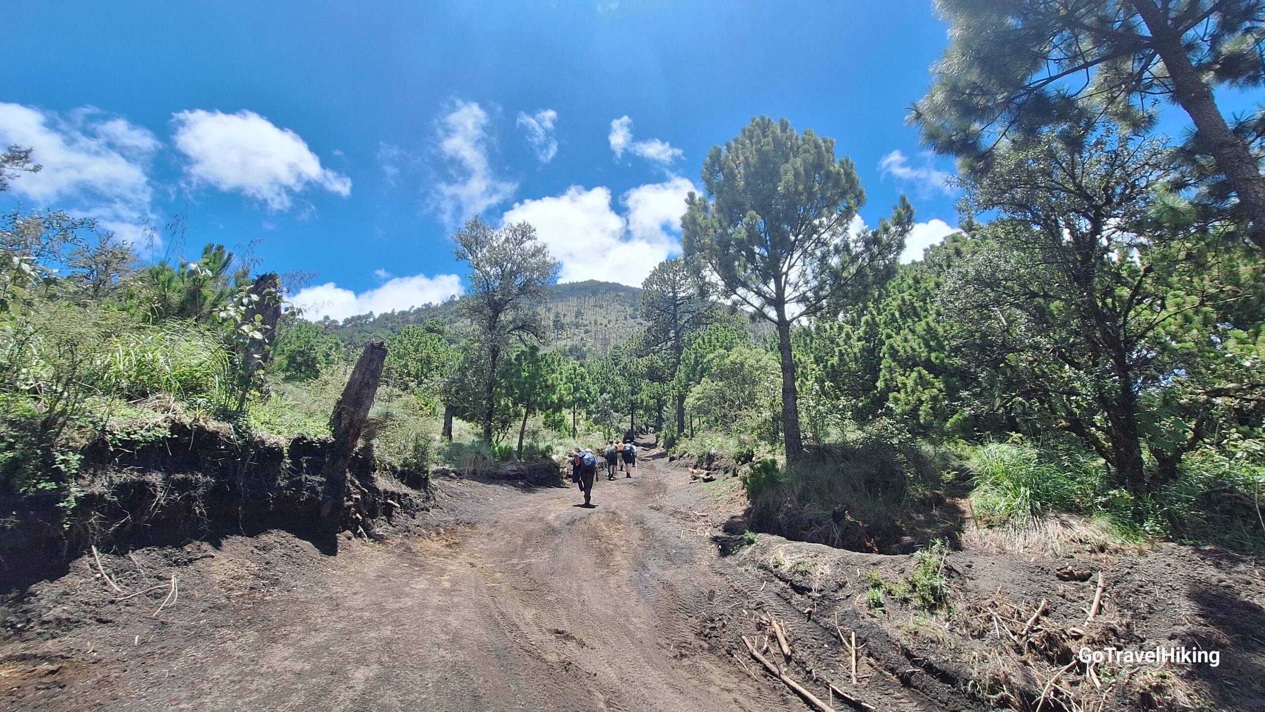 Acatenango and Fuego Volcanoes in Guatemala